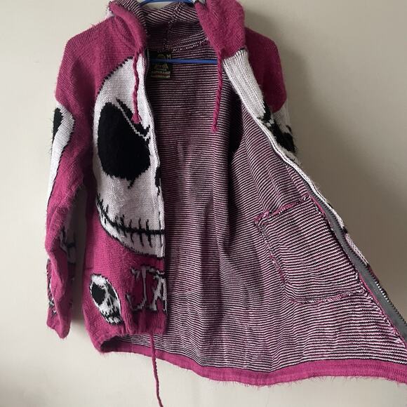 TEJIDOS RUMINAHUI Jack Skellington Hoodie Pink - Picture 7 of 15
